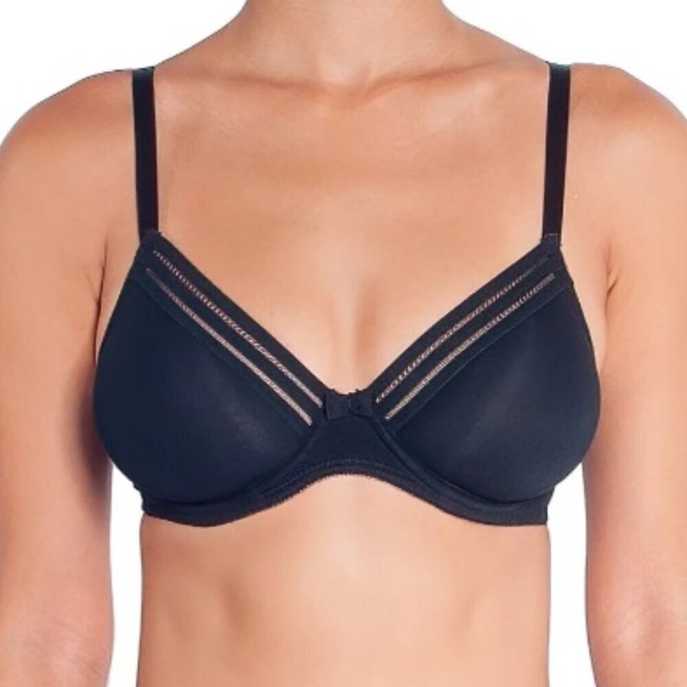 HUIT - Sweet Cotton - Underwire Bra, Black, 32D